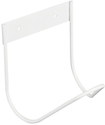 WIIYENA 1 soporte para manguera de jardín de acero inoxidable para colgar en la pared, para mangueras hidráulicas de gas de agua de alta resistencia, piezas de jardín al aire libre, color blanco