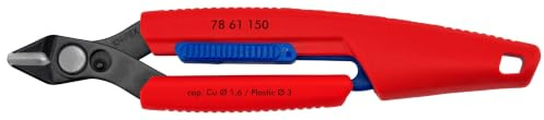 KNIPEX Slim Knips Feinschneidezange, 78 61 150 | schlagfestes Kunststoffgehäuse 150 mm