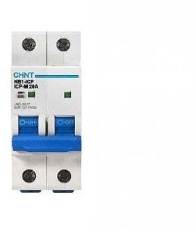 CHINT 51211 NB1-63/C40-2P-6-INTERRUTTORE MAGNETOTERMICO 2P 40A CURVA C 6KA 18033