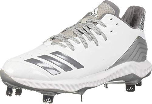 adidas Herren Icon Bounce Baseball Cleats, Weiá (Weiß/Grau/Grau), 43 EU