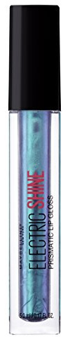 Maybelline New York Electric Shine Holographic Lip Gloss Electric Blue 165