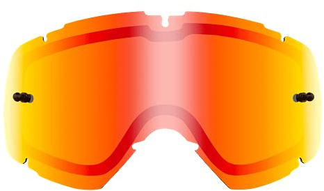 O'NEAL | Motocross-Brillen-Ersatzteile | Motorrad Enduro | Doppel-Linse für maximale Lichtdurchlässigkeit, 1,2 mm starke Linse mit 100% UV Schutz | B-30 Youth Spare Double Lens | Radium Rot | One Size