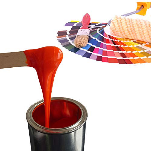 Epoxidharz Farbe 350g | Deckende Farbpaste für Giessharz | Einfärben von Epoxid-Harz, verschiedene RAL-Farben für z.B. Rivertable, Bastelarbeiten, Modellbau uvm. | Orange - RAL 2004