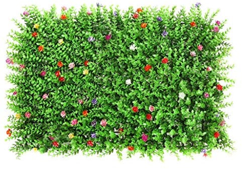 joyMerit Künstliches Gras DIY Miniatur Rasen, Garten Verzierung, Auswählbar - Rasen mit Blume