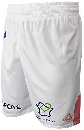 Denain Voltaire Short Officiel Domicile 2019-2020 Basketball, weiß, S