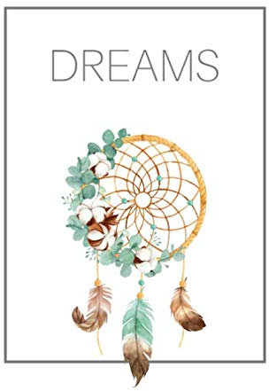 Dreams: Decorative Book For Styling Your Home | Stack-able Book - Large Text On Spine - 7 x 10