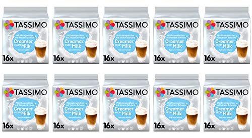 Tassimo Milk Creamer Pods - 10 Packs (160 Servings)