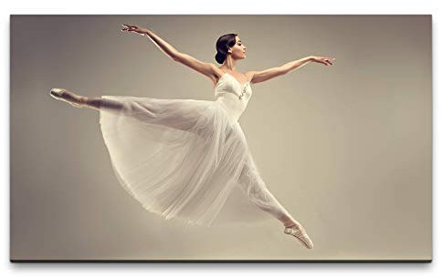 Paul Sinus Art Bilder XXL Ballett Tanzen 120x70cm Wandbild auf Leinwand