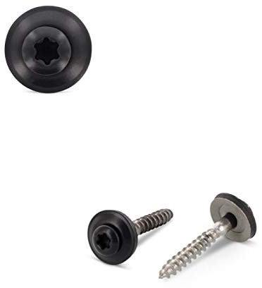 Vis de rive 4,5x25 mm RAL 7016 gris anthracite Inox A2 avec EPDM 15mm par 50