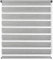 Gardinia Doppelrollo de Luxe grau-Melange 110 x 180