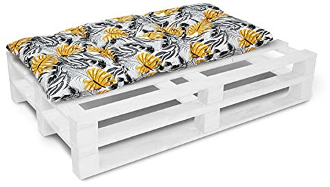 Amilian Palettenkissen 120 x 60 Sitzauflage Sitzkissen für Europaletten Palettensofa Palettenmöbel Balkon Kleine Couch Outdoor Sessel oder kleines Sofa für Jugendzimmer