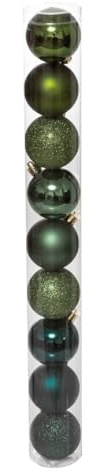 FEERIC LIGHTS & CHRISTMAS - Weihnachtskugel 60 mm x 9 Olive