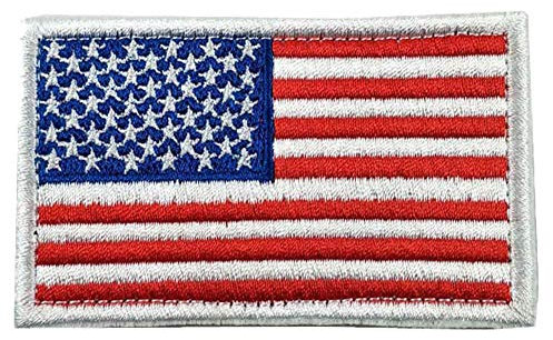 Onsinic 1 Pz American Bandiera Patch, Stati Uniti Stati Uniti d'America Uniforme Militare Emblema Emblema Patch, Gancio E Loop per Zaino Cappucci Cappelli Giacca Pantaloni