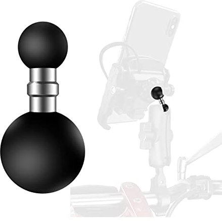 Ball Adapter Ball Mount Halterung Kugel Arm Kompatibel mit RAM Dual Kugelsockel GPS Halterungen für Handyhalterung Fahrrad Motorrad Handy Halterung (A)