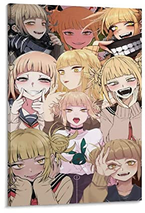 YYKG Himiko Toga Anime-Poster, dekoratives Gemälde, Leinwand, Wandkunst, Wohnzimmer, Poster, Schlafzimmer, 60 x 90 cm