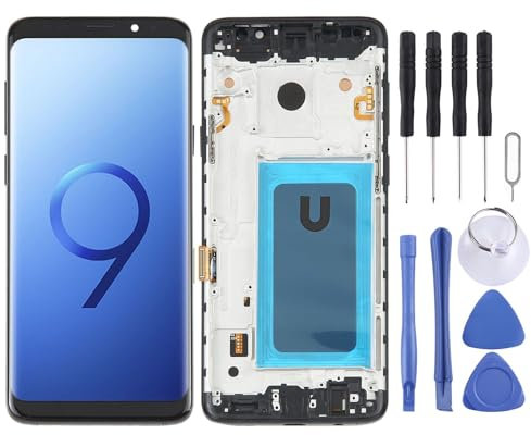 Wigento Für Samsung Galaxy S9+ Plus G965 Display Full TFT LCD mit Rahmen Einheit Touch Ersatzteil Reparatur