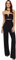 Trendyol Women's Damen Gerade Weites Bein Hohe Taille Hose Pants, Black, 42