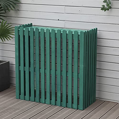 Sichtschutz im Freien, Sichtschutzzaun, Klimaanlagenabdeckungen für Außeneinheiten, Blumenregal für Klimaanlagen, Pflanzenregal für den Außenbereich, Lagerregal/D/120X60X109Cm