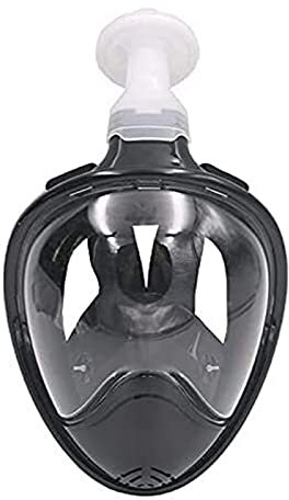 Vollgesichts-Silikon-Schnorchelmaske, 180 ° Unterwasser-Schnorcheln, volle Tauchmaske mit flachem Mund und trockenem Typ, geeignet für Erwachsene und Kinder (AL) Feito NA China