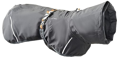 Hurtta Mudventure Hundemantel ECO Regenjacke für Hunde (BlackBerry, 45)