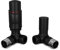 UK Radiators Black Thermostatic Radiator Valve 10mm Corner Lockshield Valve in Black Color and Matt Finish - Classy and Modern Design 1/2 x 10mm Corner Radiator Valve