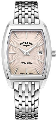 Rotary Herren Analog Quarz Uhr mit Metall Armband LB08015/90