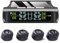 KieTeiiK Kabelloses Reifendruckkontrollsystem (TPMS) für LKW, Wohnmobile, Anhänger, inkl. 4 externen Sensoren, Solarenergie, drahtloses Solar-Tpms, Autoreifendruckkontrollsystem
