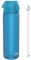 Ion8 500ml Water Bottle, Leak-proof & BPA-Free Drinking Bottle with Straw, Triple Lock Lid to Prevent Spills & Integrated Handle, Carbon Neutral, 500ml/18oz, Recyclon, Blue with Straw