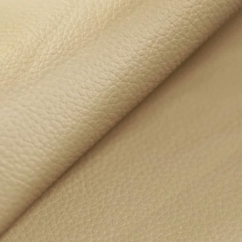 Kunstleder Meterware H140 Polsterstoff Kunstleder Kunstleder Bezug Sofa Stühle Beige