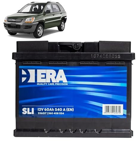 Batteria 60Ah per Kia Sportage II 2.0 benzina 2004-2009