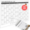 heaven+paper Schuljahresplaner 2025/2026 A1 Wandkalender Semesterplaner gefaltet mit 14 Monaten Kalender 2025 2026 Wandplaner im Querformat mit Feiertagen, Schulferien (Black, Querformat)