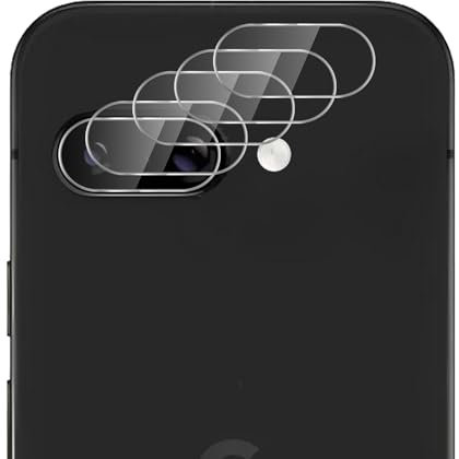 GIOPUEY [Ultra dünn 4 Stück Kameraschutz Kompatibel mit Google Pixel 9A, HD kamera Glas Schutzfolie [Kratzfest] Camera Protector für Google Pixel 9A