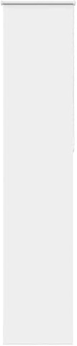 vidaXL Verdunkelungsrollo Weiß 45x210cm Stoffbreite 40,7 cm Polyester