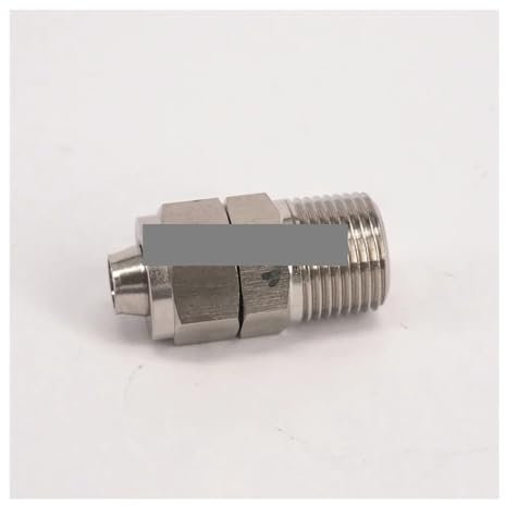 HUJWLBWF 8x5mm-1/4 Male 304 Stainless Steel Hex Quick Joint Fitting Quick Connector