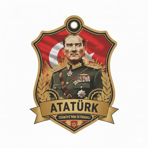 Premium Atatürk Duftbaum – Black Ice Edition (4er-Pack)