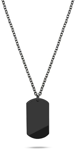 s.Oliver Herren Schmuck – Halskette aus Edelstahl mit Taganhänger – Klassisch, Zeitlos und Symbolisch – Perfekte Geschenkidee