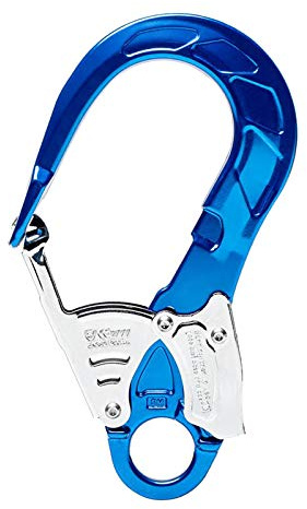 23KN Locking Carabiner Spring Snap Hook for Rock Climbing, Scaffolding, Tree Arborist Fall Protection Equipment