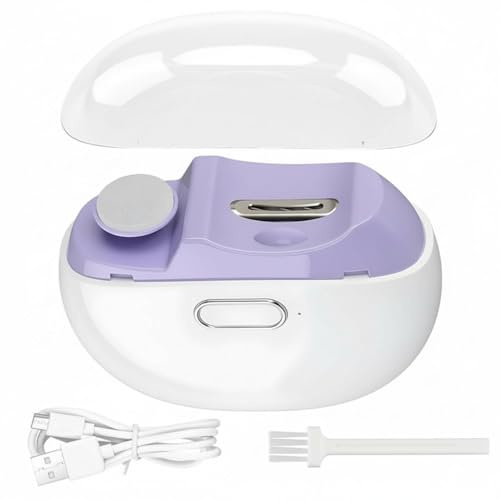 Coupe Ongle Électrique avec Lumière LED et Polisseur, pour Pieds Et Mains
