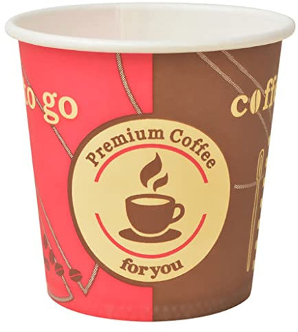 vidaXL Vasos Desechables de Café 1000 Uds Papel 120 ml Bebidas Frías Calientes