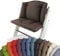 BambiniWelt Sitzkissenset für Stokke Tripp Trapp Hochstuhl *14 FARBEN MELIERT* 2 teilig Sitzkissen Auflage Bezug Ersatzkissen Kissen (Braun Mittel) XX