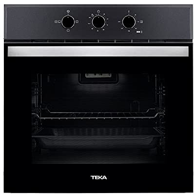 Teka HBB 510 - Horno Convencional de 60 cm, Sistema de Limpieza Teka HydroClean, 3 Funciones de Cocinado, Puerta 2 Cristales, 5 Alturas de Cocinado, Color Cristal Negro