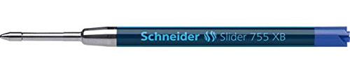5 x Schneider Nachfüller Slider 755 pte Extra Large Blau