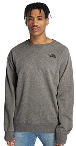 The North Face Men Raglan Simple Dome Long Sleeve T-Shirt - Tnf Medium Grey Heather, M