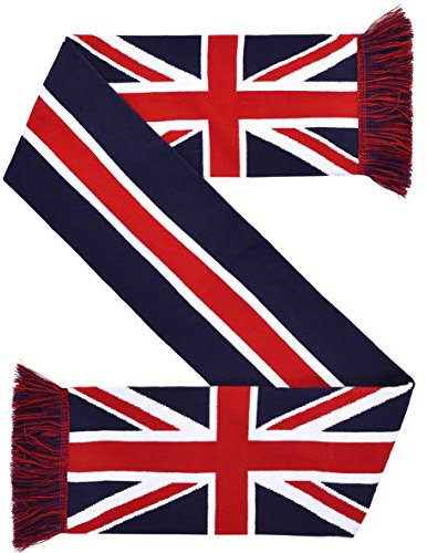 Euroscarves Schal mit Union Jack-Flagge, gestrickt