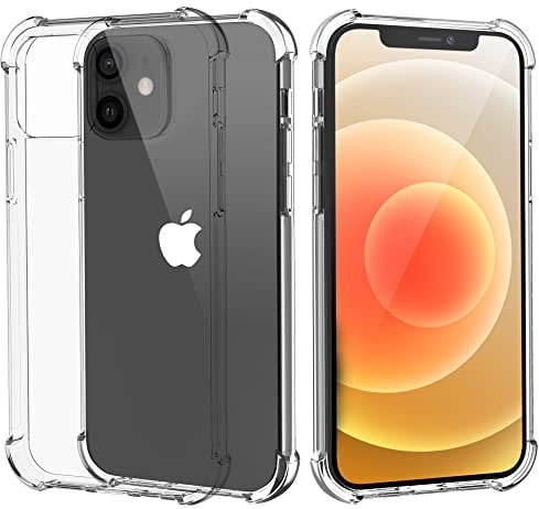 Migeec Case Compatible with iPhone 12 /iPhone 12 Pro - Crystal Clear Cover with Air Cushion Gel Bumper Technology Full Protection Phone cover for iPhone 12 /iPhone 12 Pro