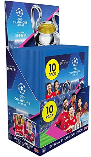 Topps UEFA Champions League Sticker 20/21 Stickerpäckchen (30)