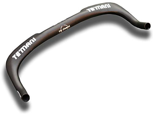 GRTE Fahrrad Bullhorn Lenker Carbonfaser,TT-Lenker Klassischer Fahrradlenker Leichtgewicht 31,8 * 400 Bis 440MM,31.8 * 420MM