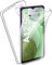 COPHONE® kompatibel Samsung Galaxy A12 Hülle Silikon 360 Grad transparent. Total transparent, weiche Vorderseite + Harte Rückseite. Stoßfeste 360-Grad-Touch-Handyhülle für Galaxy A12