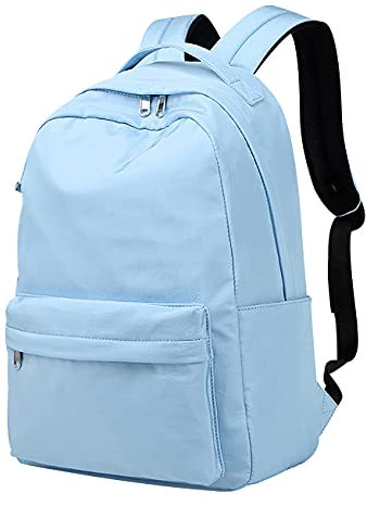 Schulrucksack für Mädchen, Teenager und Damen - Laptop Rucksack für Schule, Universität und Volkschule - Wasserdichter Daypack für Jugendliche - Süße Schultasche in Blau