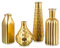 Vase En Verre Doré Pour Les Fleurs, Glasseam Lot De 4 Vases à Fleurs Petits Vases En Verre Modernes Vases Décoratifs Dorés Pour La Décoration d'Intérieur Esthétiques Pour Les Centres Table Dans Salons